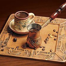 Схема вышивки «кофе»