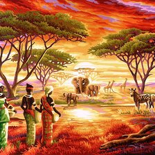 африканский пейзаж