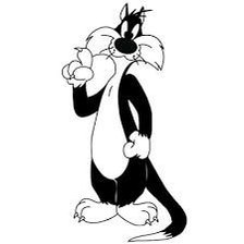 Схема вышивки «кот»