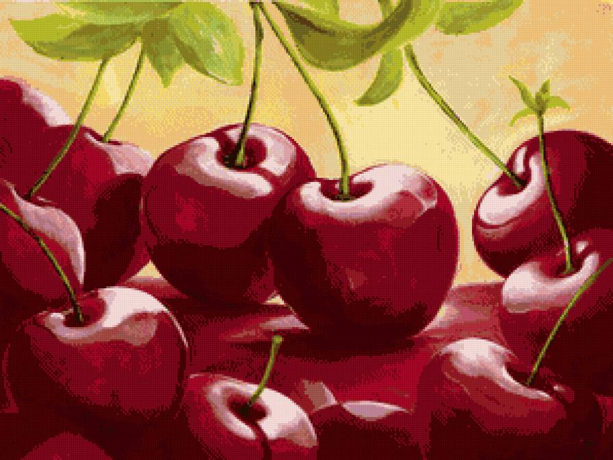 сочная вишня - ягоды, кухня, фрукты, пано - предпросмотр