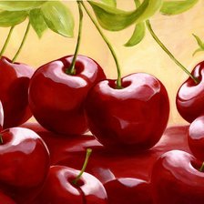 Схема вышивки «сочная вишня»