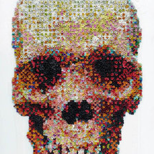 Схема вышивки «Joe Black Skull»