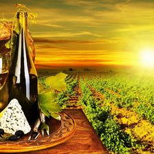 Схема вышивки «виноградник»