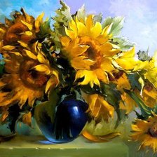 подсолнухи