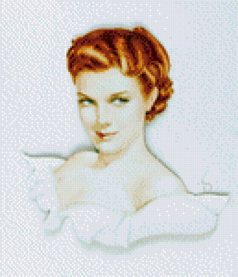 портрет - женщина, портрет - предпросмотр