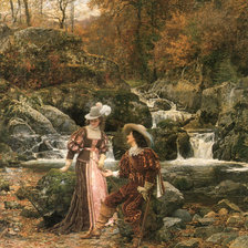 Схема вышивки «свидание»