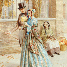 Схема вышивки «прогулка»