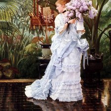 Схема вышивки «девушка»