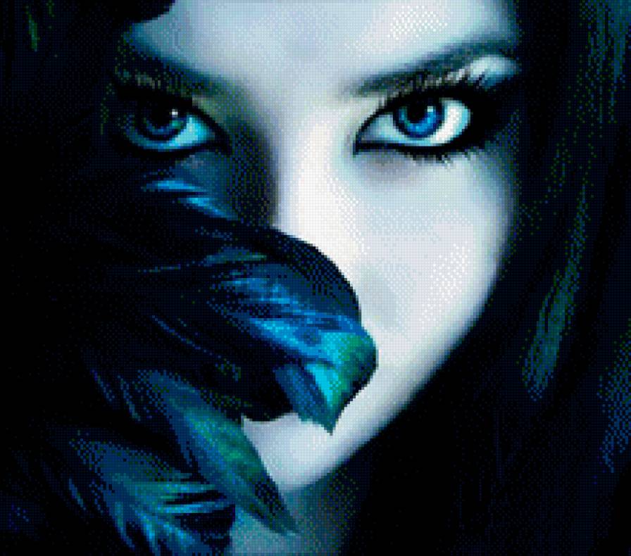 красивая женщина - женщина, глаза, взгляд - предпросмотр