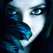 Схема вышивки «красивая женщина»