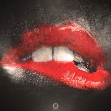 Схема вышивки «Алые губы»