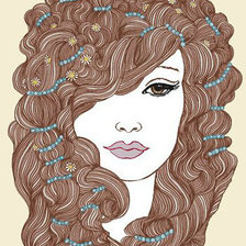 Схема вышивки «Леди»