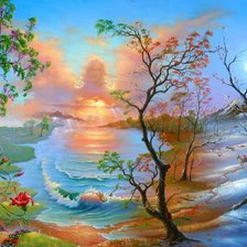 Схема вышивки «Природа.Джим Уоррен»