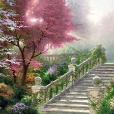 Уютный парк.Томас Кинкейд