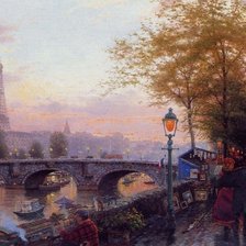 Эйфелева башня.Томас Кинкейд