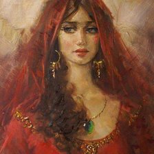 Схема вышивки «Tureckaya boginya»