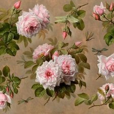 Схема вышивки «Paul Longpre»