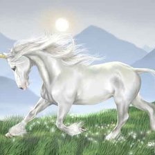 Схема вышивки «Единорог»