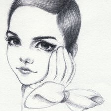 Схема вышивки «Маленькая француженка»