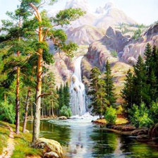 Схема вышивки «Природа»