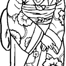 Схема вышивки «Гейша»