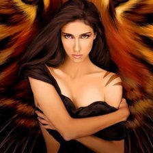 Девушка и тигр