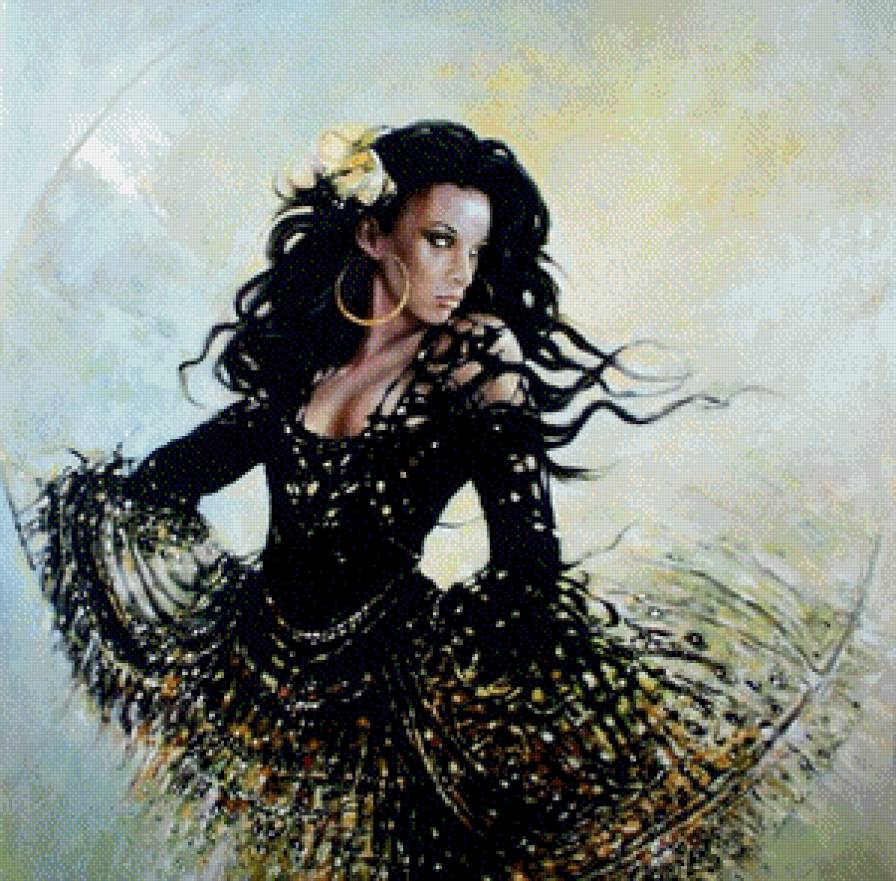 Красота женщины - цыганка, женщина - предпросмотр