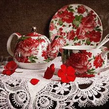 Схема вышивки «ч»