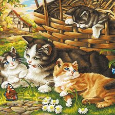 Кошачья семейка