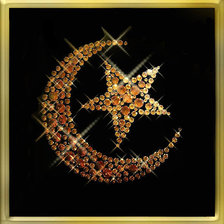 Схема вышивки «полумес»