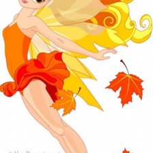 Схема вышивки «феичка осени»