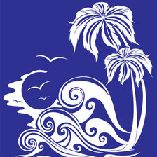 Схема вышивки «пальмочки»