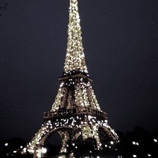 Схема вышивки «ночной париж»