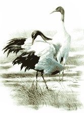 Схема вышивки «Цапли»