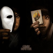 Схема вышивки «Gray Matter Сэм и Дэвид»