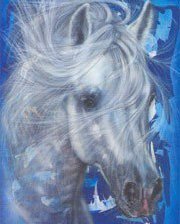 Схема вышивки «лошадь»