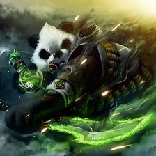 Схема вышивки «Пандарен»