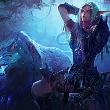 Схема вышивки «Ночной эльф»