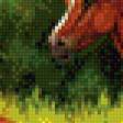 Предпросмотр схемы вышивки «Кони на лугу» (№584918)