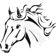 Схема вышивки «лошадь»