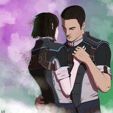 Схема вышивки «Пара»