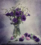 Схема вышивки «ЦВЕТА НОЧИ»