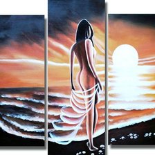 Схема вышивки «на  закате»