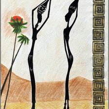 Схема вышивки «африканские страсти»