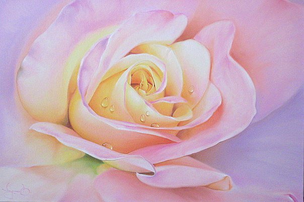 Розы.Лучков Василий - цветы, розы, живопись, лучков василий, акварель - оригинал