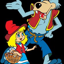 Схема вышивки «красная шапочка»