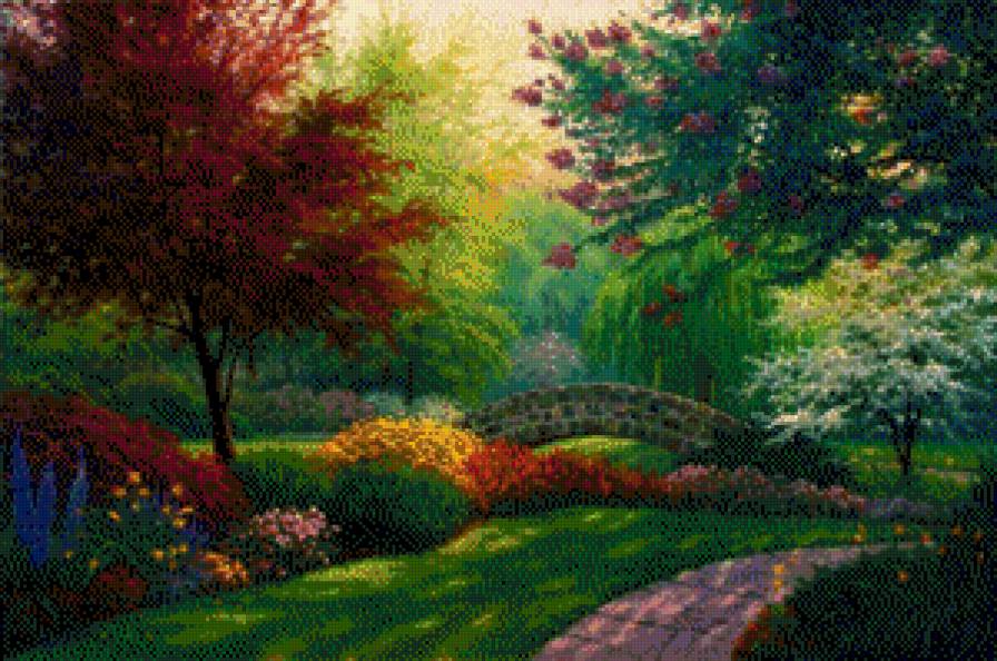 Пейзаж.Чарльз Уайт - живопись, пейзаж, чарльз уайт - предпросмотр