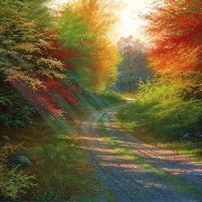 Схема вышивки «Осень.Чарльз Уайт»