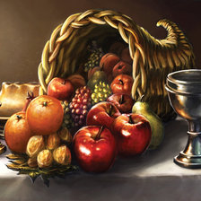 Схема вышивки «Рог изобилия»