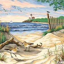 Схема вышивки «Берег моря»
